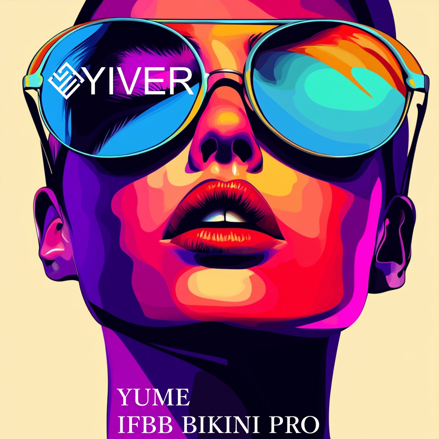 ステッカー4枚セット"YUME FACE STICKER"