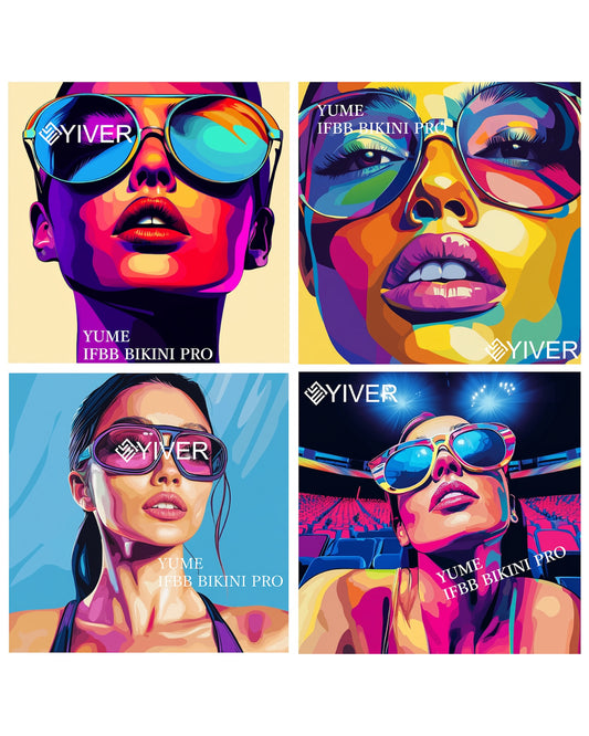 ステッカー4枚セット"YUME FACE STICKER"