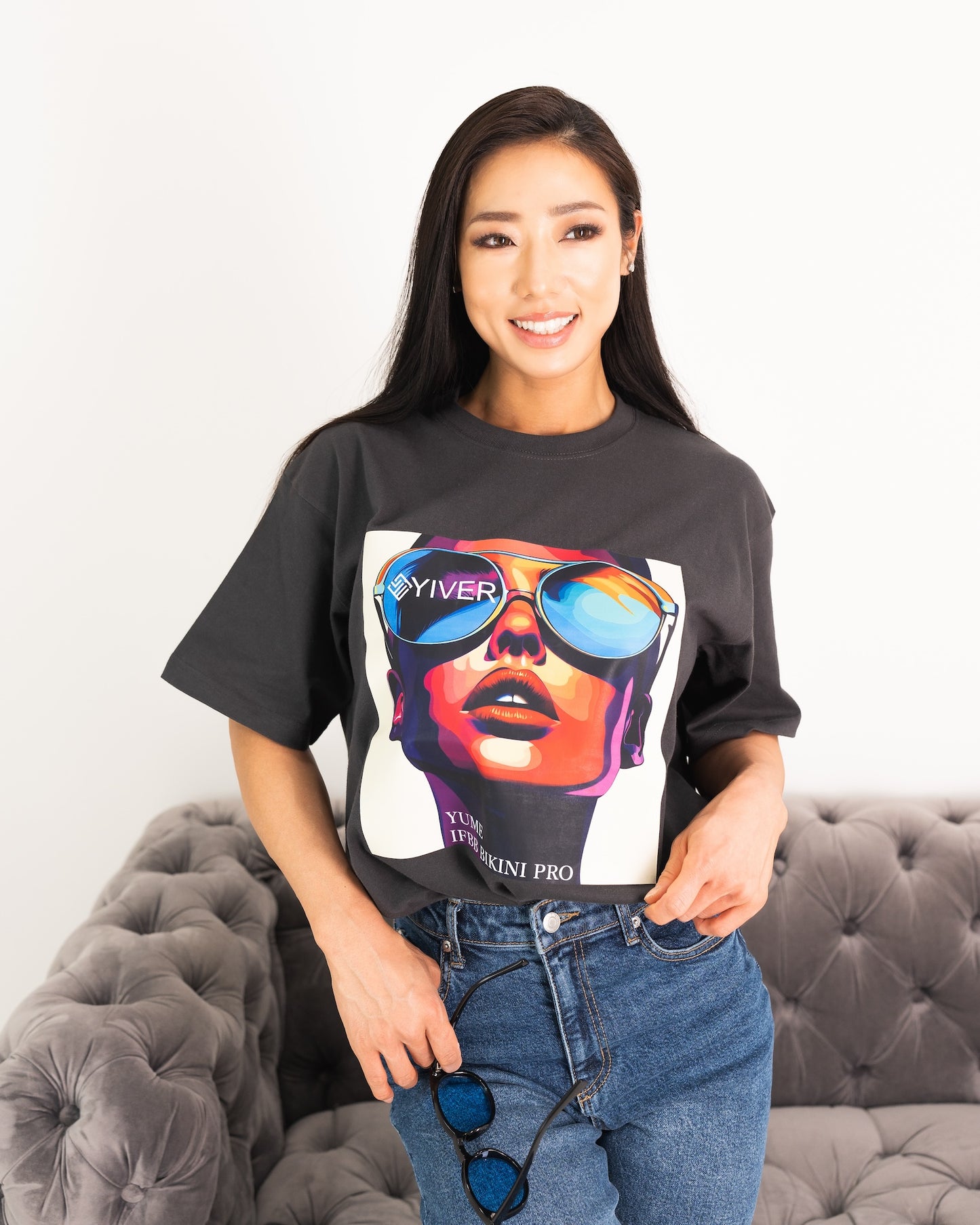 ”YUME FACE TEE”