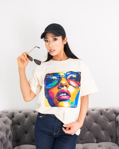 ”YUME FACE TEE”