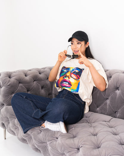 ”YUME FACE TEE”