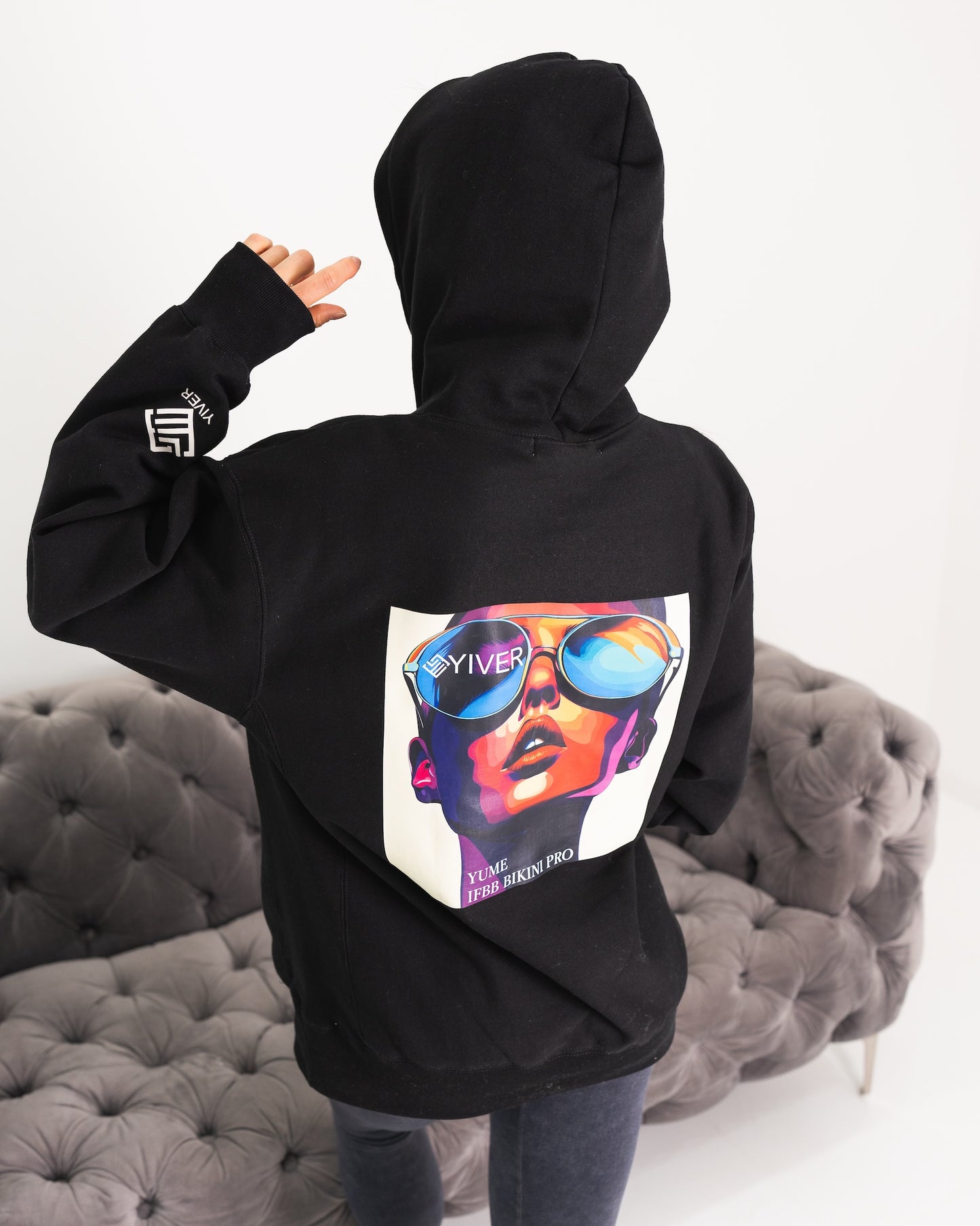 ”YUME FACE HOODIE”